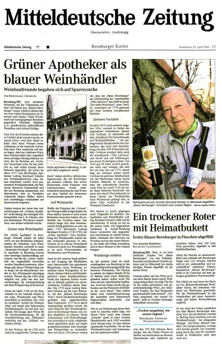Pressebeitrag MZ